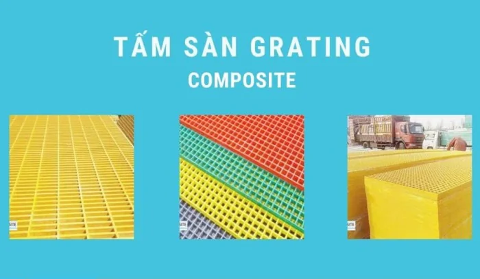 Liệt kê những ứng dụng của tấm grating composite - Đa ngành