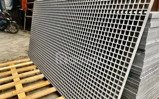 Sàn Grating FRP Ô 19x19 Giải pháp vật liệu composite tối ưu cho công nghiệp và dân dụng