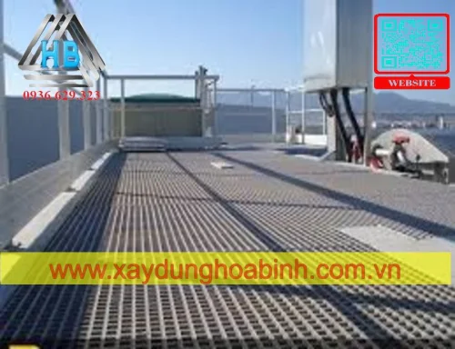 Tấm Sàn Grating FRP Composite 1220x2440x25