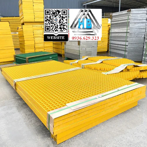 Tấm Sàn Grating FRP Composite 1220x3660x35