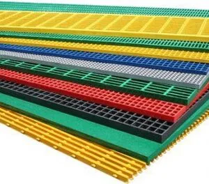 Tấm Sàn Grating FRP Composite 1220x4110x55